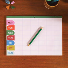 Load image into Gallery viewer, A4 Weekly / Monthly Planner Pad | Work Hard, Play Nice

