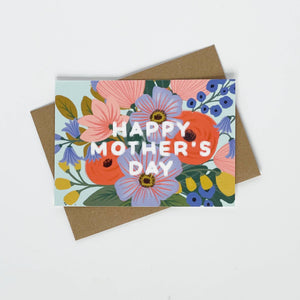 Happy Mother's Day Colourful Bloom Card