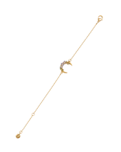 Load image into Gallery viewer, Nightshade Moon Bracelet Gold
