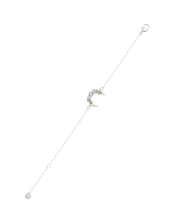 Load image into Gallery viewer, Nightshade Moon Bracelet Silver
