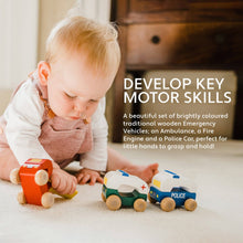 Load image into Gallery viewer, First Wooden Emergency Vehicles
