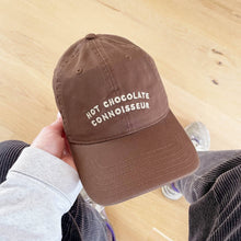 Load image into Gallery viewer, Hot Chocolate Connoisseur - Cotton Baseball Cap
