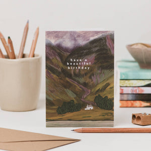 Glencoe Scotland Have a Beautiful Birthday Card