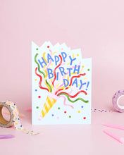 Load image into Gallery viewer, Party Popper | Greeting Card | Birthday Card For Men
