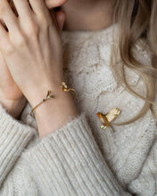 Load image into Gallery viewer, Enamel Flying Robin Brooch

