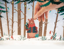 Load image into Gallery viewer, WINTERY BROWN BEAR DECORATION
