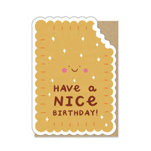 Load image into Gallery viewer, Nice Biscuit Birthday Card
