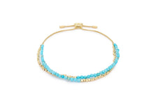 Load image into Gallery viewer, Juniper Turquoise &amp; Gold Multi-Strand Bracelet
