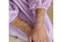 Load image into Gallery viewer, Amethyst, Labradorite &amp; Gold Crown Chakra Bracelet
