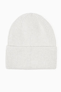 Noelle Beanie Hat Light Grey