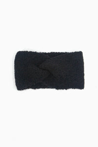 Bekka twist front headband black