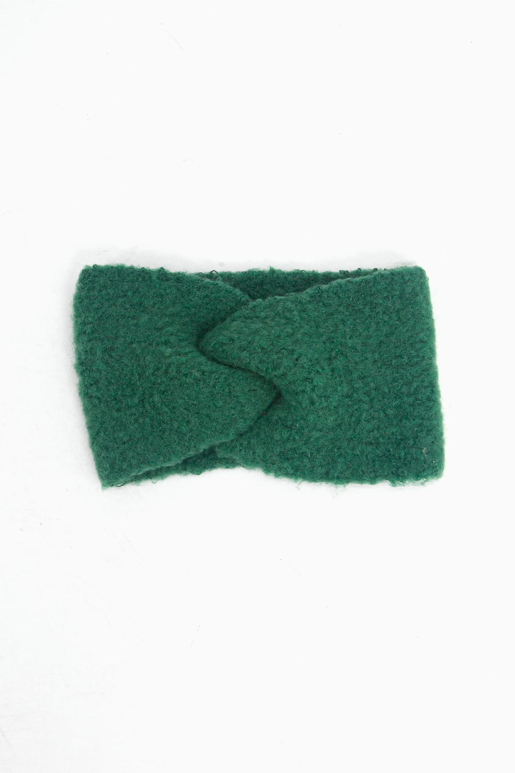 Bekka twist front headband green