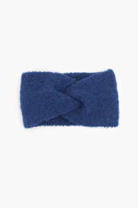 Bekka twist front headband navy