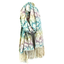 Load image into Gallery viewer, Pastel Rainbow Leopard Print Scarf
