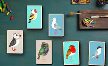 Load image into Gallery viewer, Puffin sustainable wooden postcard
