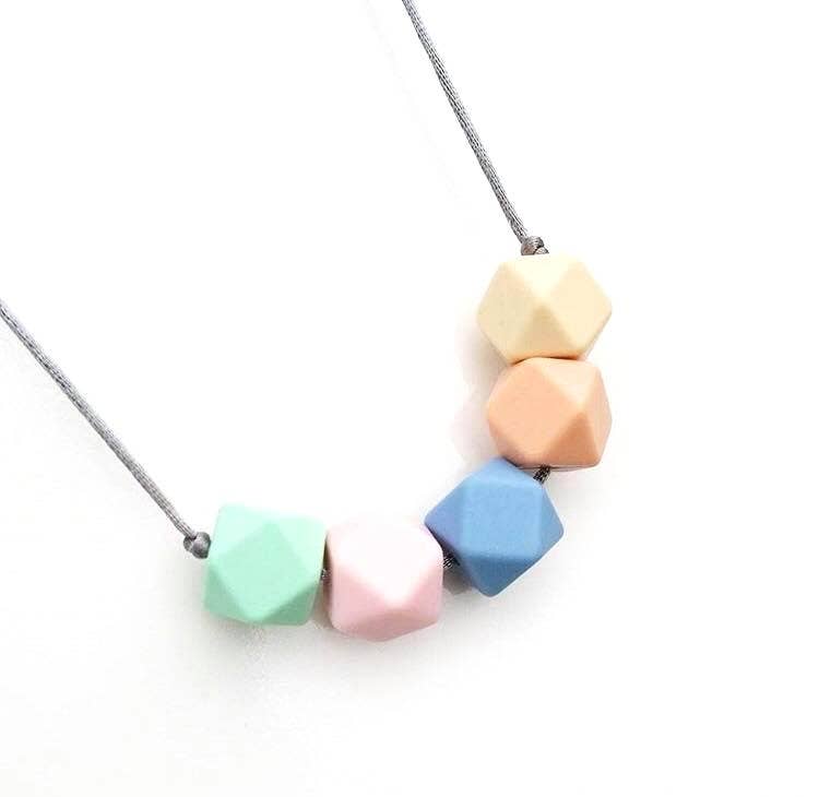 Teething Necklace - Summer Pastels