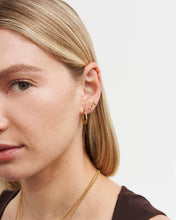 Load image into Gallery viewer, Niva Mistletoe Pearl Climber Earrings
