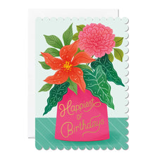 Load image into Gallery viewer, Happiest of Birthdays Vase Card
