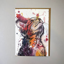 Load image into Gallery viewer, Scottish Wildcat Kitten Greeting Card
