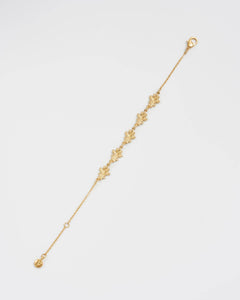 Oak Leaf Gold Bracelet