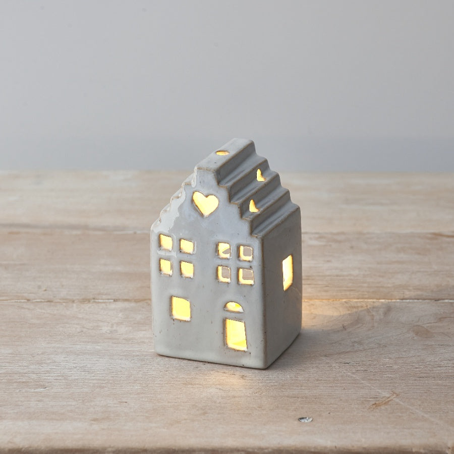 Rustic Heart House with LED Tea Light small