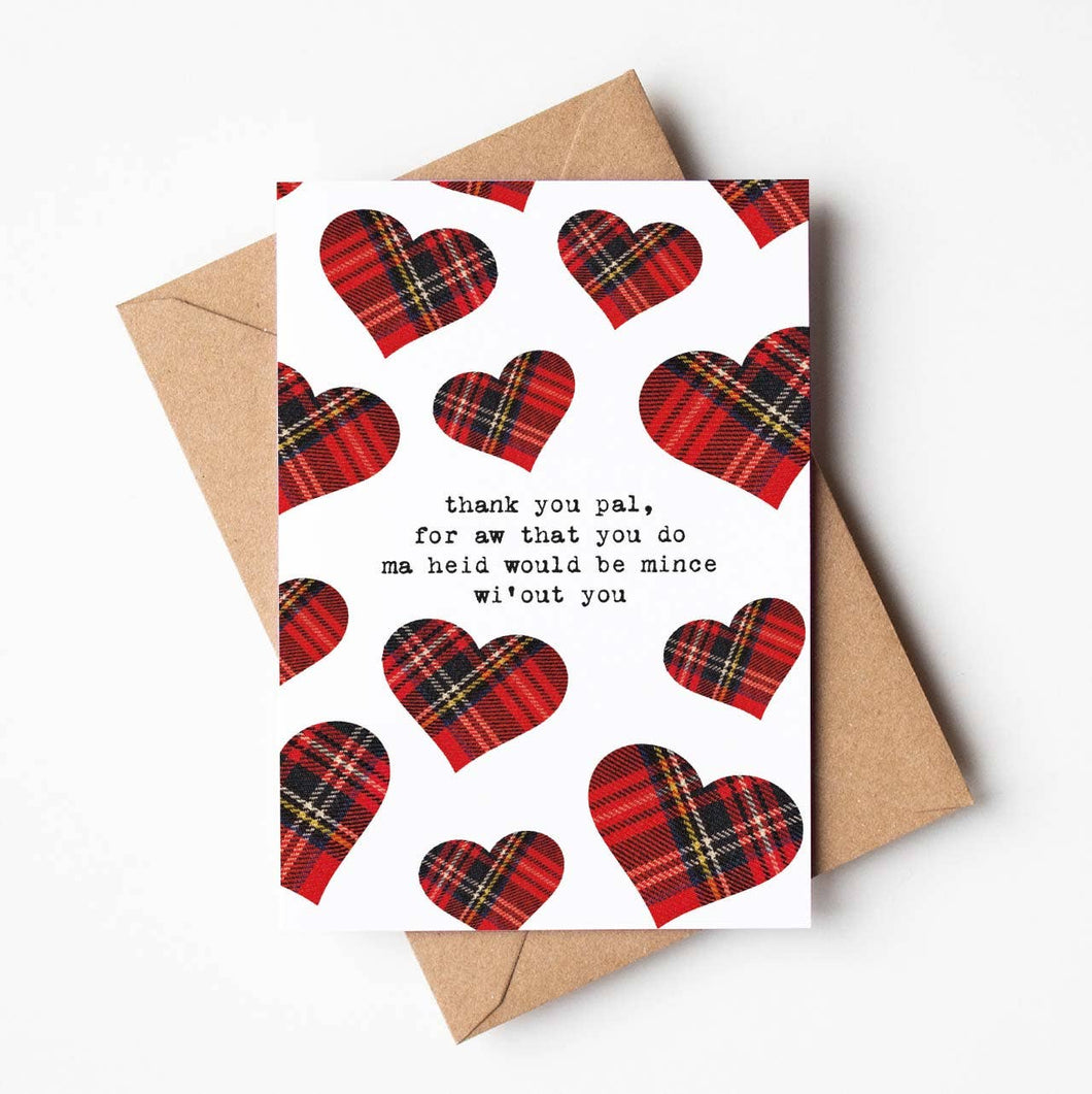 Thank You  |  Scottish Greeting Card  |  Thank You Card  |  Scottish Humour