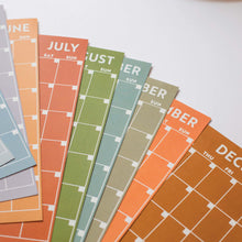 Load image into Gallery viewer, A4 Monthly Undated Wall Planner | 12 Pages | Surf
