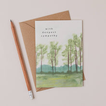 Load image into Gallery viewer, Hedgerow Trees Sympathy Card
