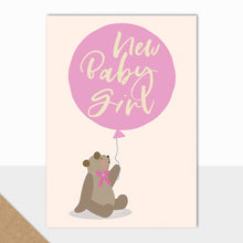 Load image into Gallery viewer, Bloom - Baby Girl (Teddy With Pink Balloon)
