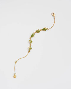 Oak Leaf Gold Bracelet