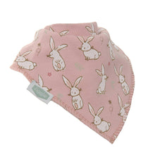 Load image into Gallery viewer, Bunnies on Pink bib
