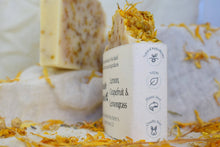 Load image into Gallery viewer, Lemon, Grapefruit &amp; Lemongrass Handmade Soap Bar
