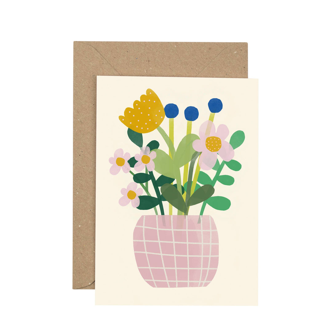 Floral Vase card