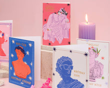 Load image into Gallery viewer, Magnificent One Birthday Card | Gold Foil Greek Statue Art
