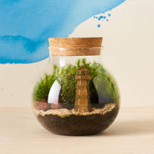 Load image into Gallery viewer, Lighthouse Mini Model, Brass Diy Building Kit
