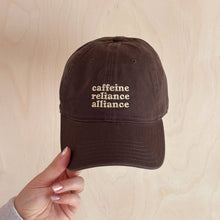 Load image into Gallery viewer, Caffeine Reliance Alliance - Cotton Baseball Cap
