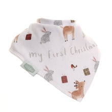 Load image into Gallery viewer, My First Christmas Winter Animals Bib
