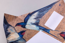 Load image into Gallery viewer, Golden Flight Pigeon, Folding Letter Set – Pack of 6 Letters
