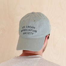 Load image into Gallery viewer, Ice Cream Appreciation Society - Cotton Baseball Cap - Pale Vintage Blue
