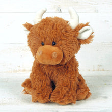 Load image into Gallery viewer, Scottish Highland Cow Plush Brown Plush Soft Toy - 20CM
