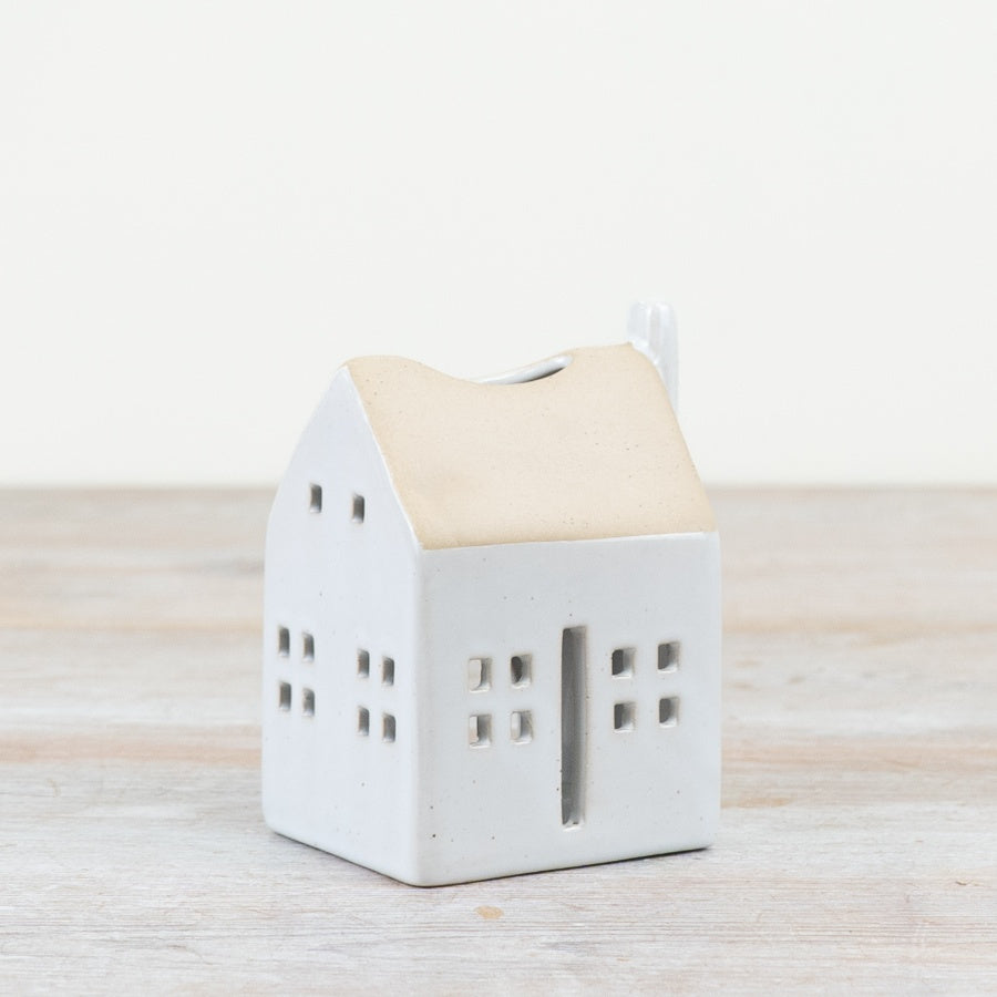 Cosy Cottage Tealight Holder, 10.5cm