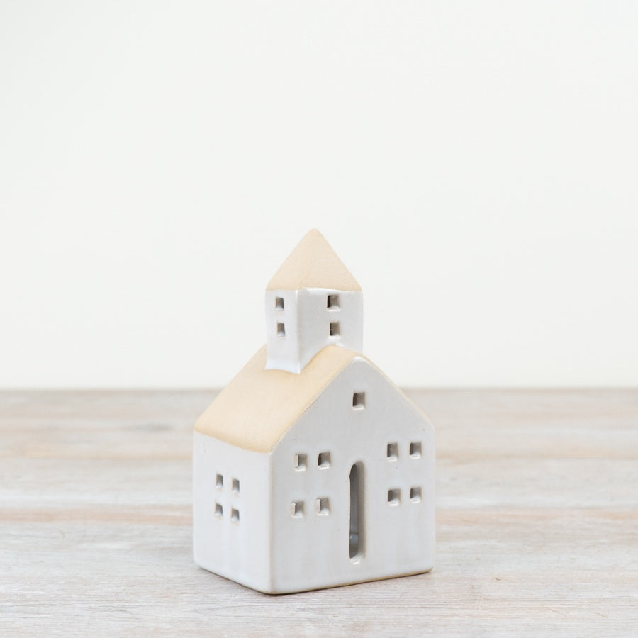 Church Tealight Holder 13cm