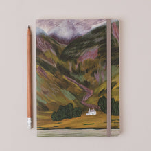 Load image into Gallery viewer, Glencoe In Late Summer, Scottish Highlands - A5 Notebook
