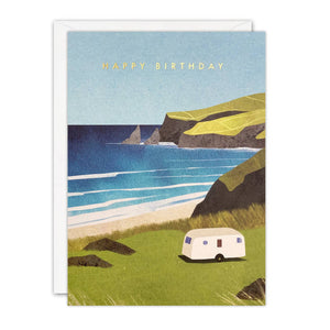 Caravan Birthday Offshore Card