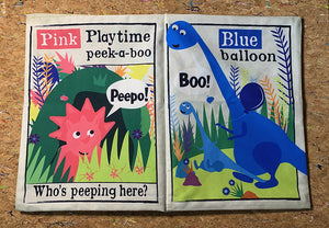 Rainbow Dinosaurs Crinkly Newspaper - new design