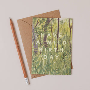 Have a Wild Birthday Woodland Card