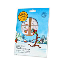 Load image into Gallery viewer, Christmas Stick Man Window Stickers
