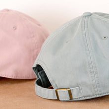 Load image into Gallery viewer, Ice Cream Appreciation Society - Cotton Baseball Cap - Pale Vintage Blue
