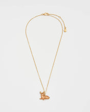 Load image into Gallery viewer, Resting Fawn Gold Chain Necklace
