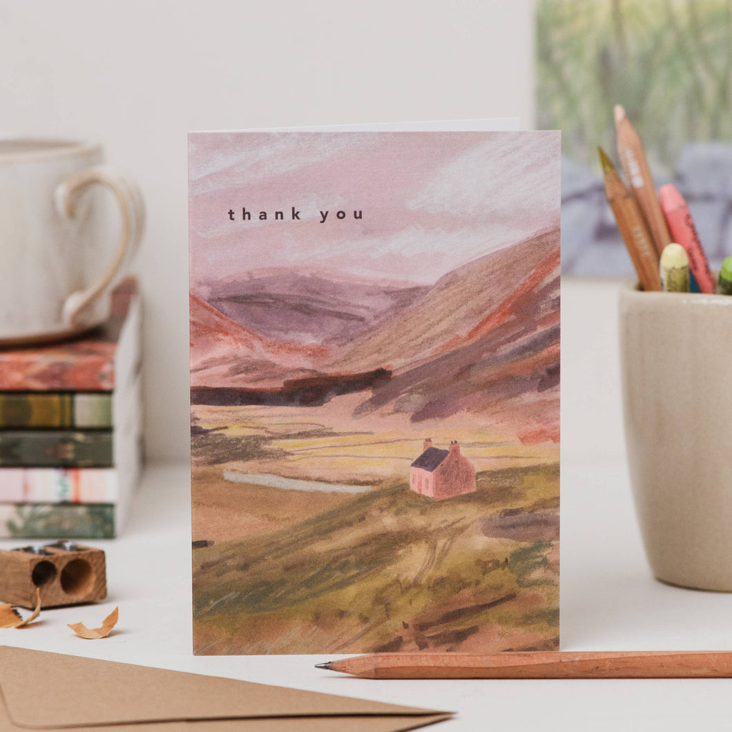 Scotland Thank You Card - Braemar, Aberdeenshire